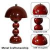 Retro Mushroom Gourd Touch Table Lamp, USB 3‑Color Ambient Night Light, Desktop Decor Gift Lamp for Bedroom, 3 Colors Available