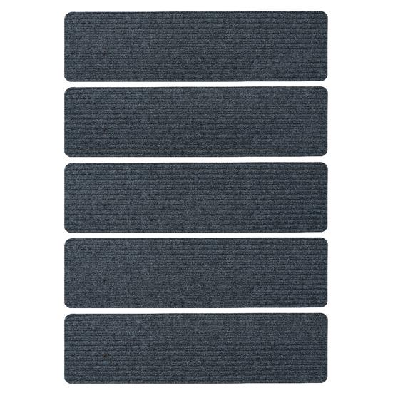 Yousheng 5 Pcs Washable Stair Treads Non Slip Stair Runner with Rubber Backing Residue Free Stair Carpet for Wooden Steps Kids And Pets Safety