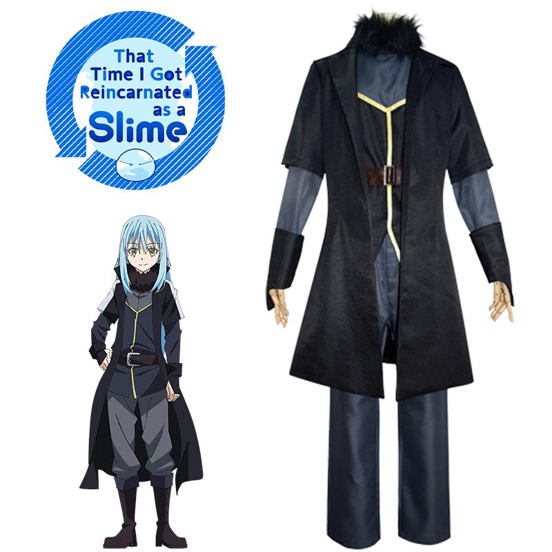 Regarding Reincarnated To Slime Rimuru Tempest Cosplay Coat Carnival Prop Party