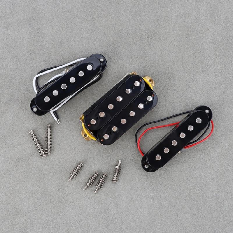 Electric Guitar Pickup Ceremic Magnet Neck Middle Bridge Single Coil Pickups & Screws Electric Guitar Parts Replacements