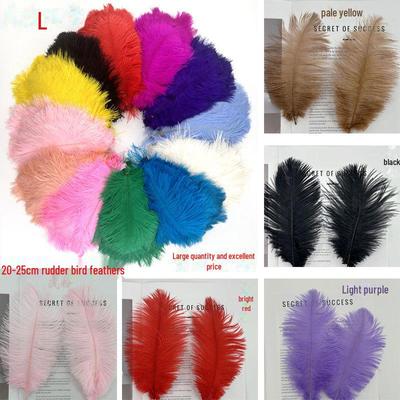 Colorful Ostrich Feather Bouquet Cake Toppers & Accessories