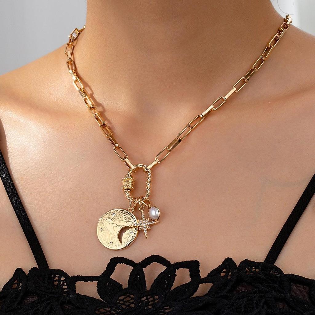 European & American Style Devil's Eye Layered Chain Necklace for Women - Bestseller, Unique Design