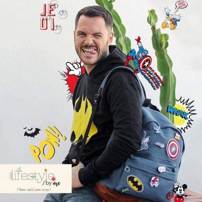 Badge Marvel Avengers Captain America - Rouge - Enfant - Ocio Stock