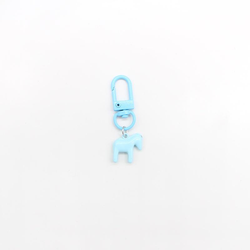 Creative 3D Horse Pendant Keychain - Lucky Girl Bag Charm
