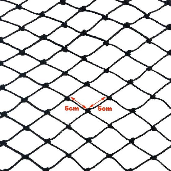 Black Heavy Duty Anti Bird Netting Garden Fence and Crops Protective Fencing Mesh Anti Bird Deer Cat Dog Chicken Net Fishing Net