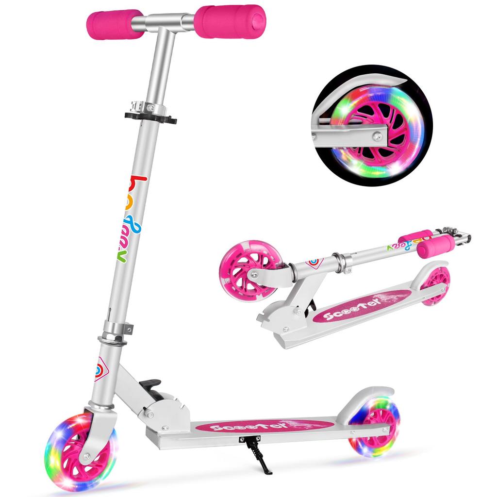 BELEEV V1 Scooter Kickboard for 3 Height Adjustable Levels Children,