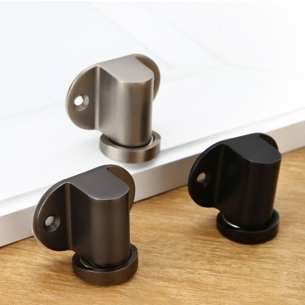Adjustable Invisible Door Stopper Wind-proof Door Suction Mute Magnetic Door Stop Bathroom