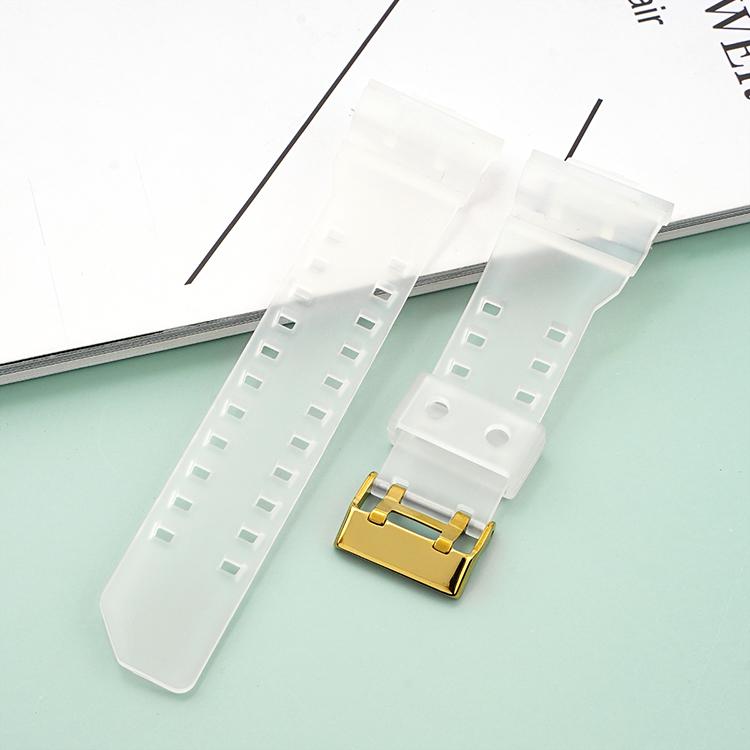 Strap for Casio G-Shock GA-100/110/120/140/200/400/700 800 GD-100/110/120 G-8900 GLS-100 Replace Silicone Resin Watch Band 16mm