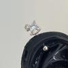 Sweet Rainbow Pony Stainless Steel Ear Bone Nail Cute Earrings For Women Body Puncture Accessories