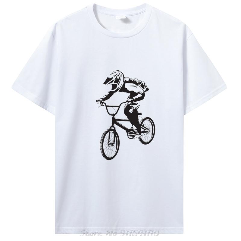 Bike Bicycle Boys Printing Tshirt Fashion Casual Fitness T Shirt Cotton Tops Tees Unisex S Clothing Oversized Unisex Tshirt