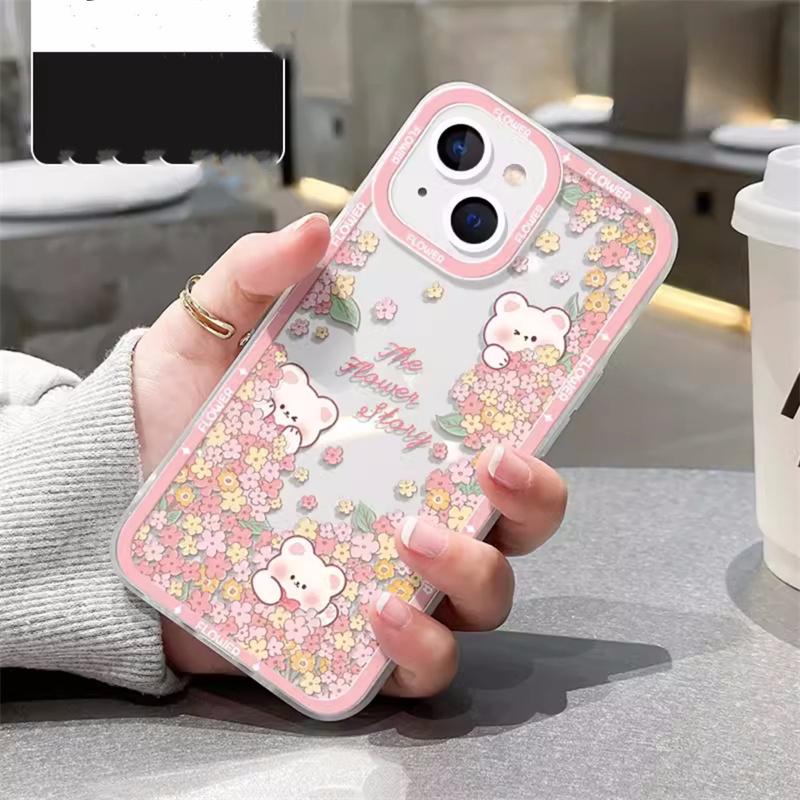 Case For Xiaomi Redmi Note 15 13 14 Pro Plus 5G 4G 12 Pro 12S 15C 14C 13C 12C 10C A5 Gardenia Flower Clear TPU New Design Covers