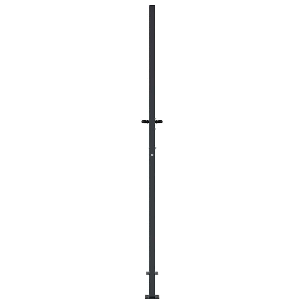 Garden Gate Anthracite 100 X 175 Cm Steel Square Design