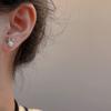 New Trendy Charm Rabbit Long Ears Pearl Stud Earrings for Women Exquisite Fashion Little Korea Earring Bride Jewelry Accessories