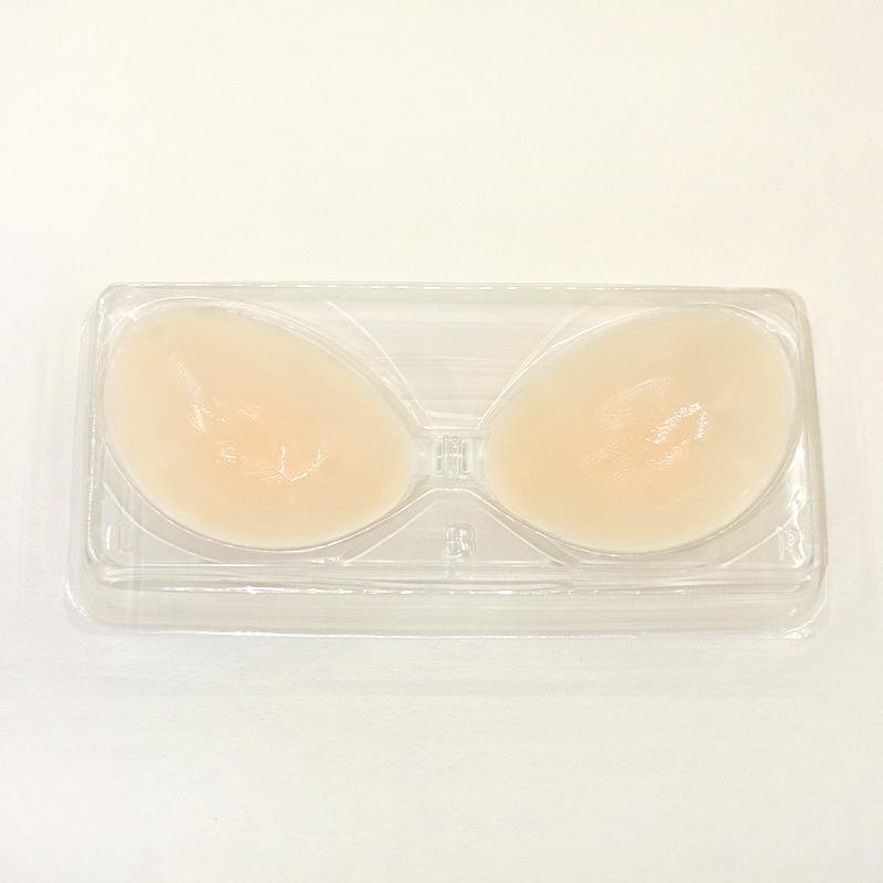 

Невидимые силиконовые наклейки для груди Push-Up - бесшовные, без бретелек, нескользящие, водонепроницаемые для свадебного платья D