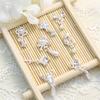 5Pcs/Pack Nail Diamond Nail Art Decor Silver Pearl Pendant Nail Drills Nail Patches Nail Decor Diamond Manicure Design Accessory
