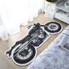 Home bedroom carpet irregular motorbike shape carpet fashion personality lambswool bedroom non-slip carpet