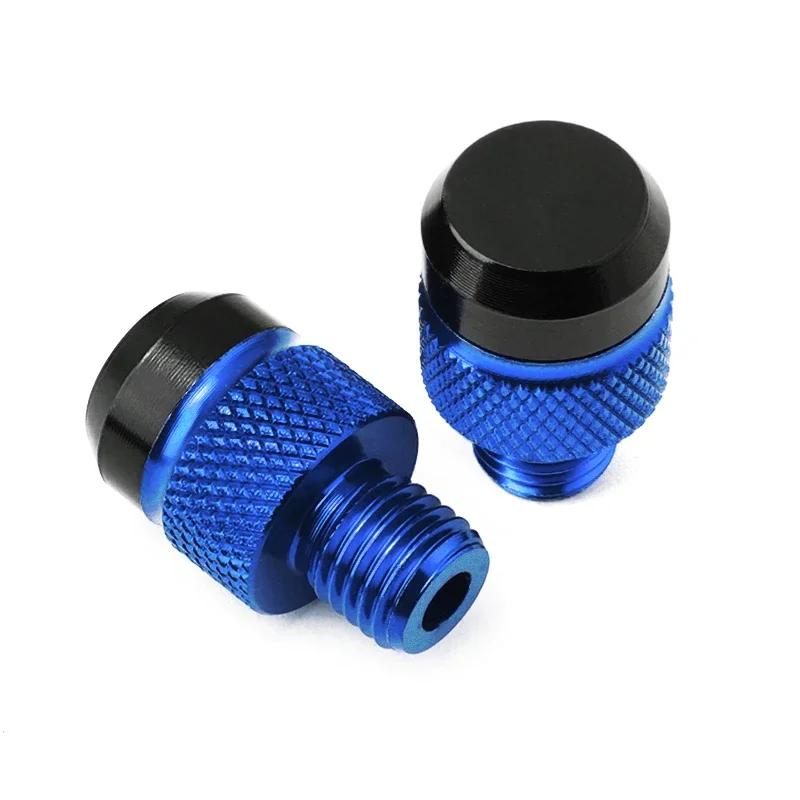 Motorcycle Accessories Aluminum Mirror Hole Plug Screw Bolt For SUZUKI GSR750 GSR600 GSR400 GSR 750 600 400 All Years Universal