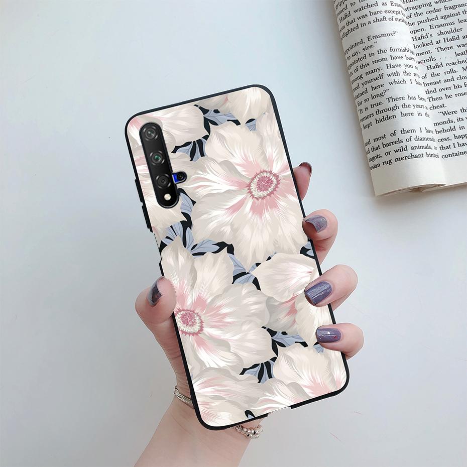 For Honor 20 Case For Honor 20 Pro YAL-AL10 Cover Cute Cat Cartoon Painted Phone Case For Honor20 20Pro YAL-L21 Soft Bumper Capa