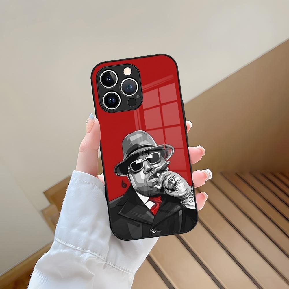 The Notorious B.i.g Phone Case Tempered Glass For IPhone 13 17 15 16 14 12 11 Pro Max Plus Mini XR XS SE2020 Coque