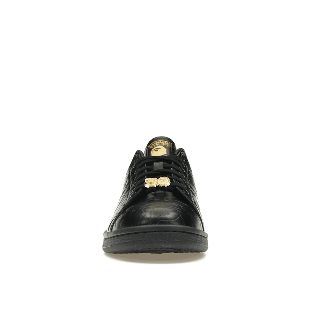 BAPE X Adidas Stan Smith 30th Anniversary - Black Men Sneakers Core-Black Gold-Metallic IG1116