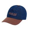 Macni SIGNATURE LOGO MIX DENIM BASECAP_BLAUER DENIM