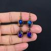 Ammolite Earrings Gemstone Jewelry, Copper Electroformed Handmade Earrings, Latest Design Jewelry