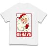 Weihnachtsmann Benehm dich Weihnachts Kinder T-Shirt