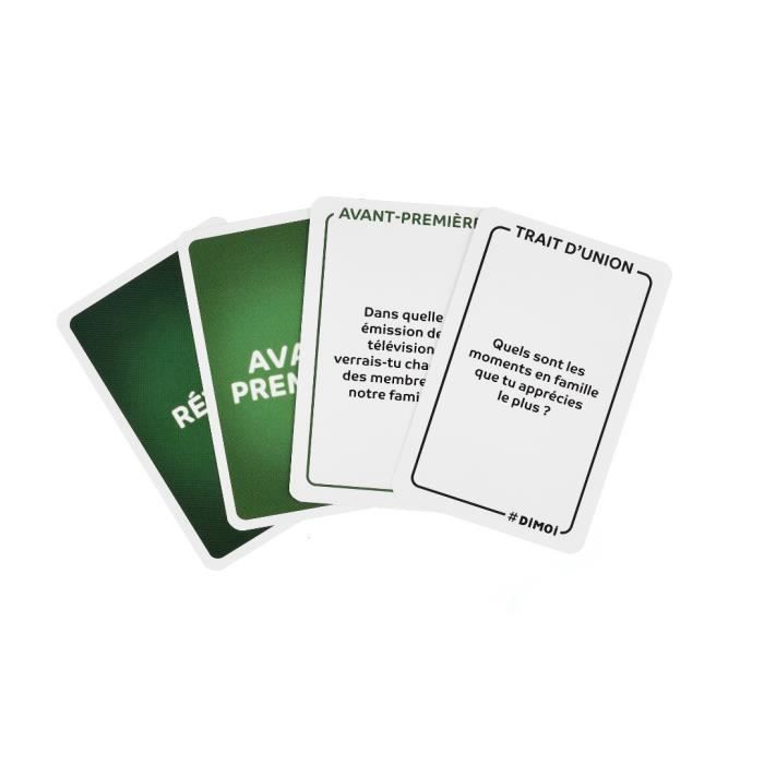 Dimoi : jeu de cartes en famille avec 240 questions pour des conversations passionnantes et positives - idée cadeau jeu de société