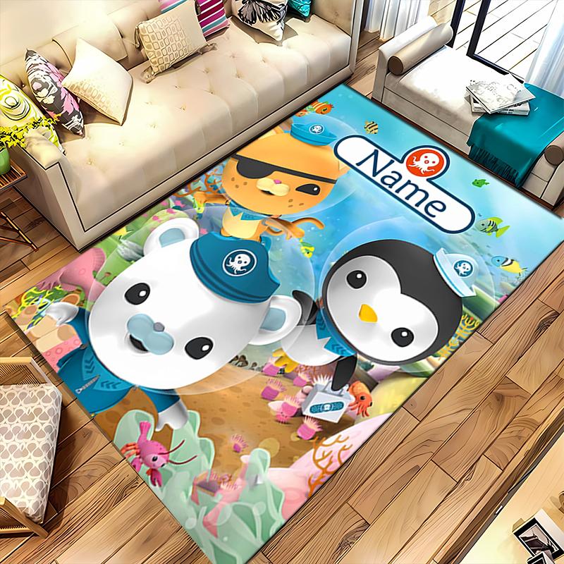 Custom personalization Octonauts Area Rug - Perfect For Kitchen, Bathroom,Laundry Room Decor Large Size Available,Gift All Seasons