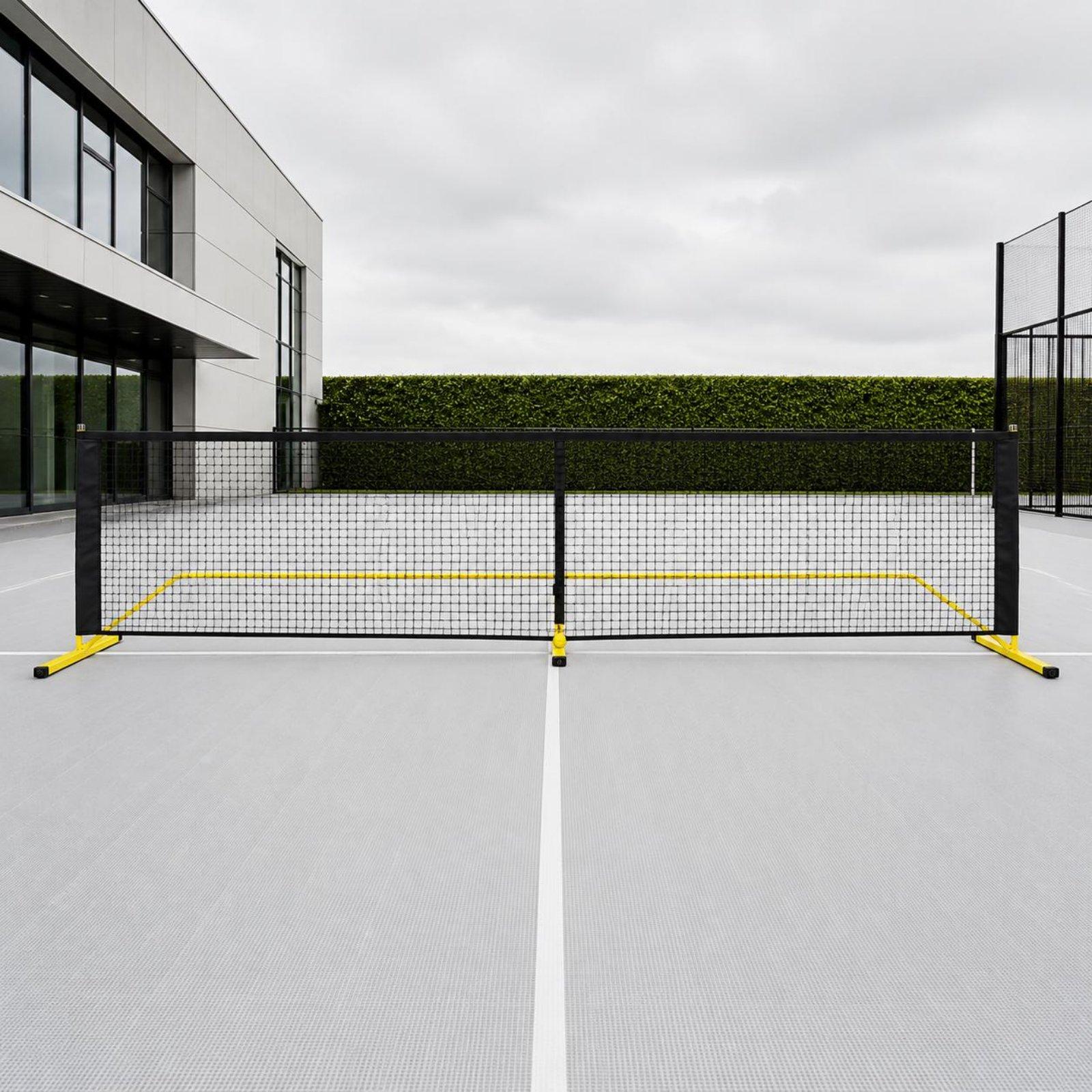 Pickleball Net With Wheels Sturdy Metal