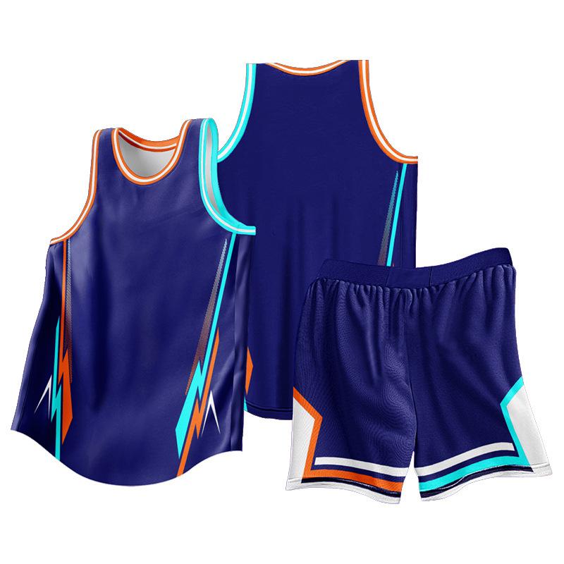 New American Basketball Jersey Set Men'S Adult Children'S Training Jersey Sports Game Jersey Quick-Drying Printing Women