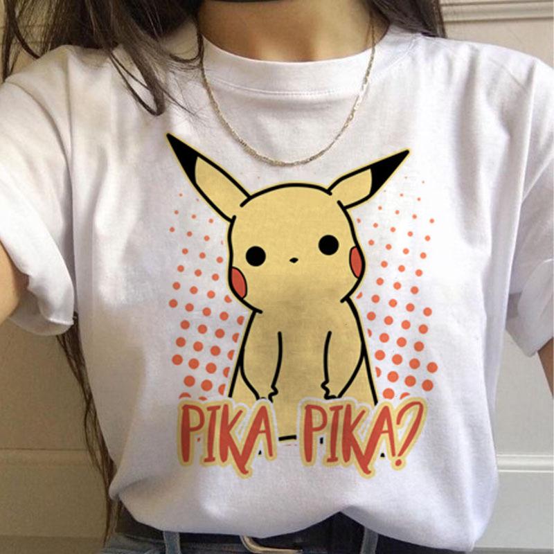 

MINISO Harajuku T Shirts Women Kawaii Funny Cartoon Summer T-shirt Cute Print T-shirt Fashion Streetwear Top Tees Female S