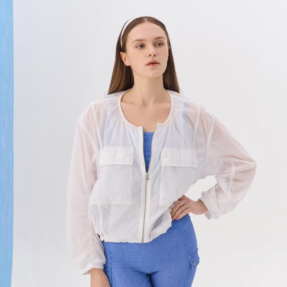 

Huit Ultra Light No Collar Crop Jumper Htwjp4j10t WH/M