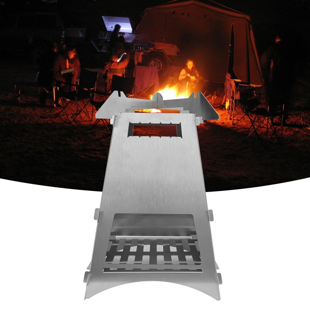 

Портативная наружная печь из нержавеющей стали для кемпинга с прямым огнем типа дровяное оборудование