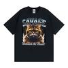 Savage Cat Graphic Funny Vintage 90s T-shirts Men Women Fashion Classic Oversized T Shirt Casual Short Sleeve T-shirt Streetwear