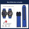 22mm High Quality Nylon Canvas Strap For Tissot MotoGP T-Sport Racing Series T115.417 T115.427A Rubber Bottom Watchband Bracelet
