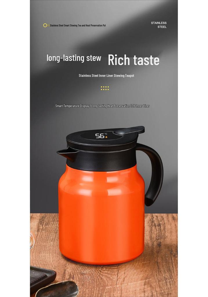 Custom Logo 316 Stainless Steel Thermos Pot - Large Capacity, Portable Hot Water Bottle for Home & Outdoor Use