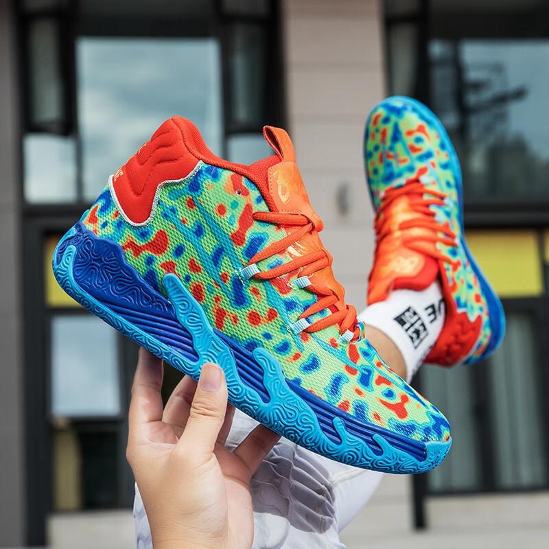 New three-ball third-generation basketball shoes MB.03 second-generation actual combat sneakers running shoes boots friction sound