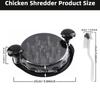 Tritacarne Petto di Pollo FF: Tritacarne e Strumento per Pappe con Coperchio Trasparente