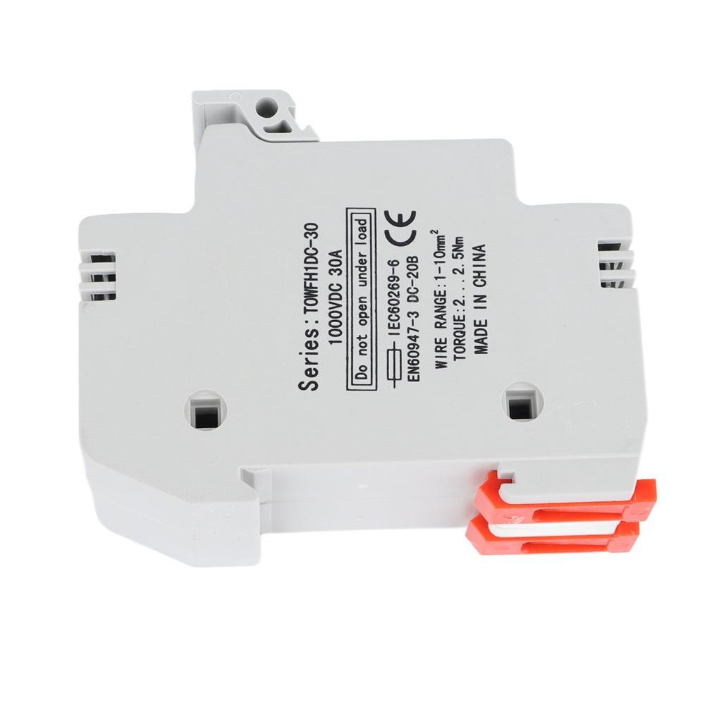 with 2 Fuse 1000VDC Circuit Breaker 25A Circuit Breaker Fuse Set  Power Distribution