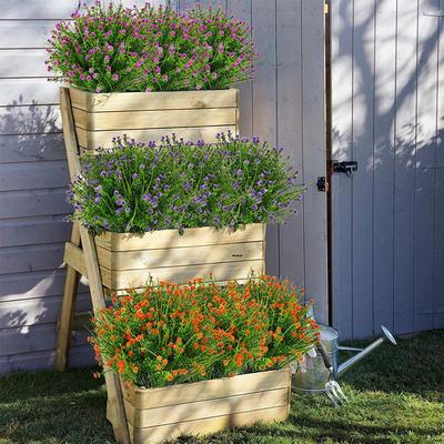 Para casa artificial flor falsa pendurada felicidade ao ar livre