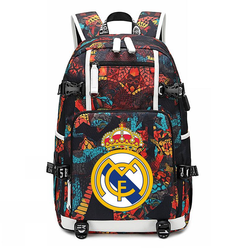 Football Star Surrounding Student Bag Camouflage Backpack Leisure Travel Mountaineering Bag