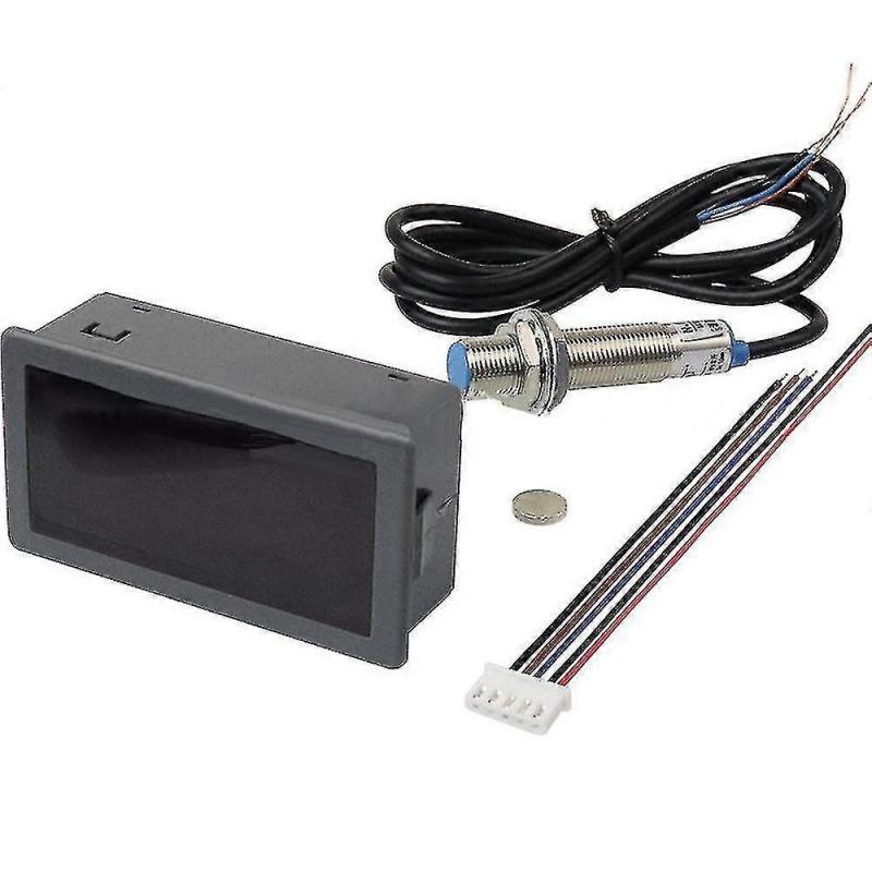 Digital Led Tachometer Rpm Speed Meter+hall Proximity Switch Sensor Npn   -Yx