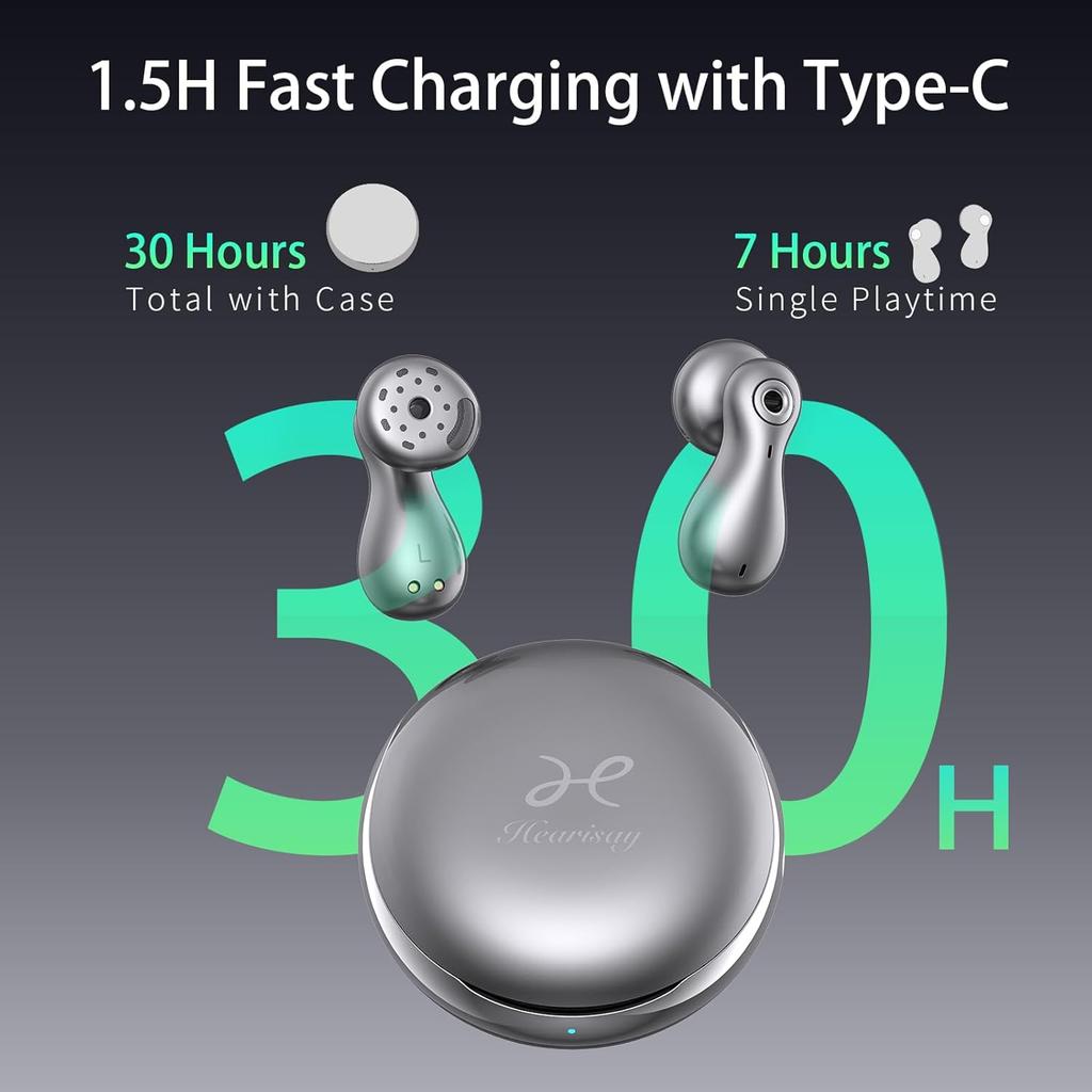 AI Translation Earbuds Real Time 144 Languages Translator Devices 99% Accuracy 4-Microphone Translator Headphones Bussiness Travel Study iOS Android