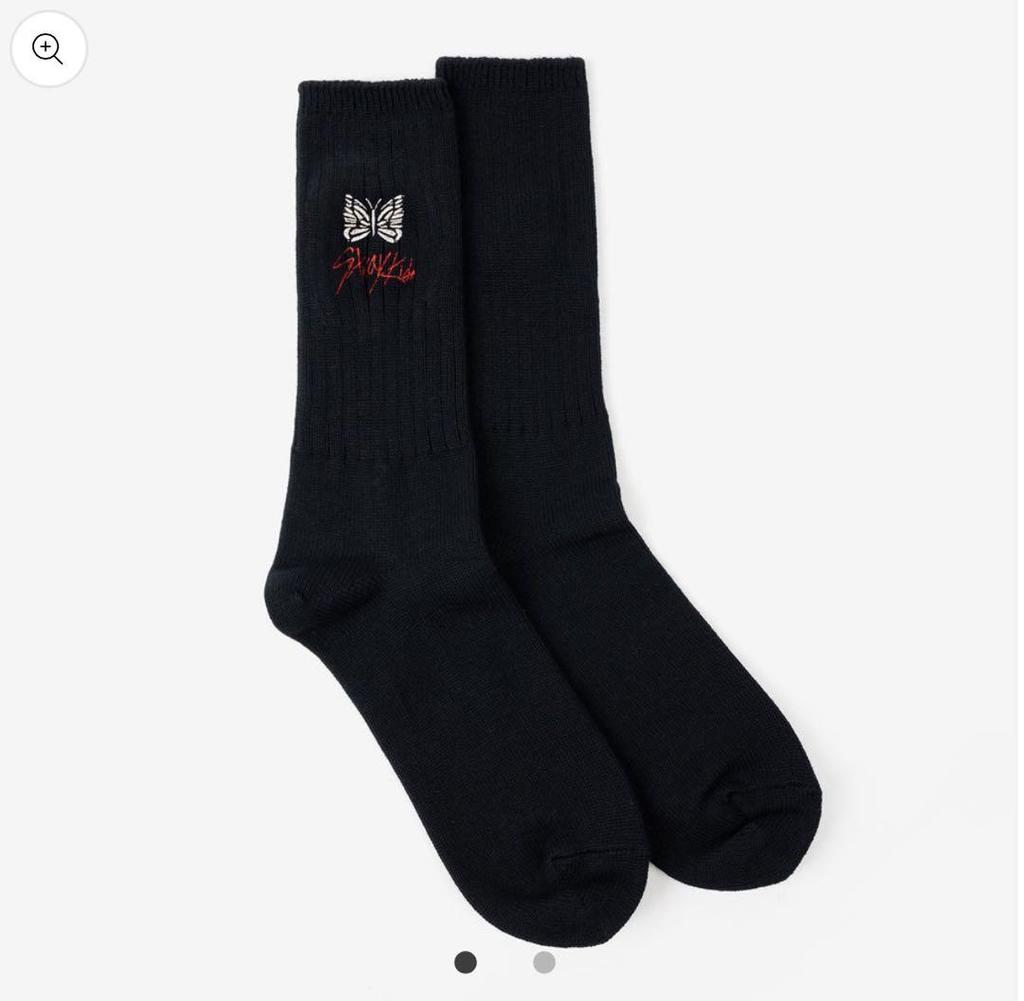 [USED] Sold Out NEEDLES X Stray Kids Socks