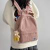 Mini-Rucksack Damen Cord Rucksack Schüler Schultasche