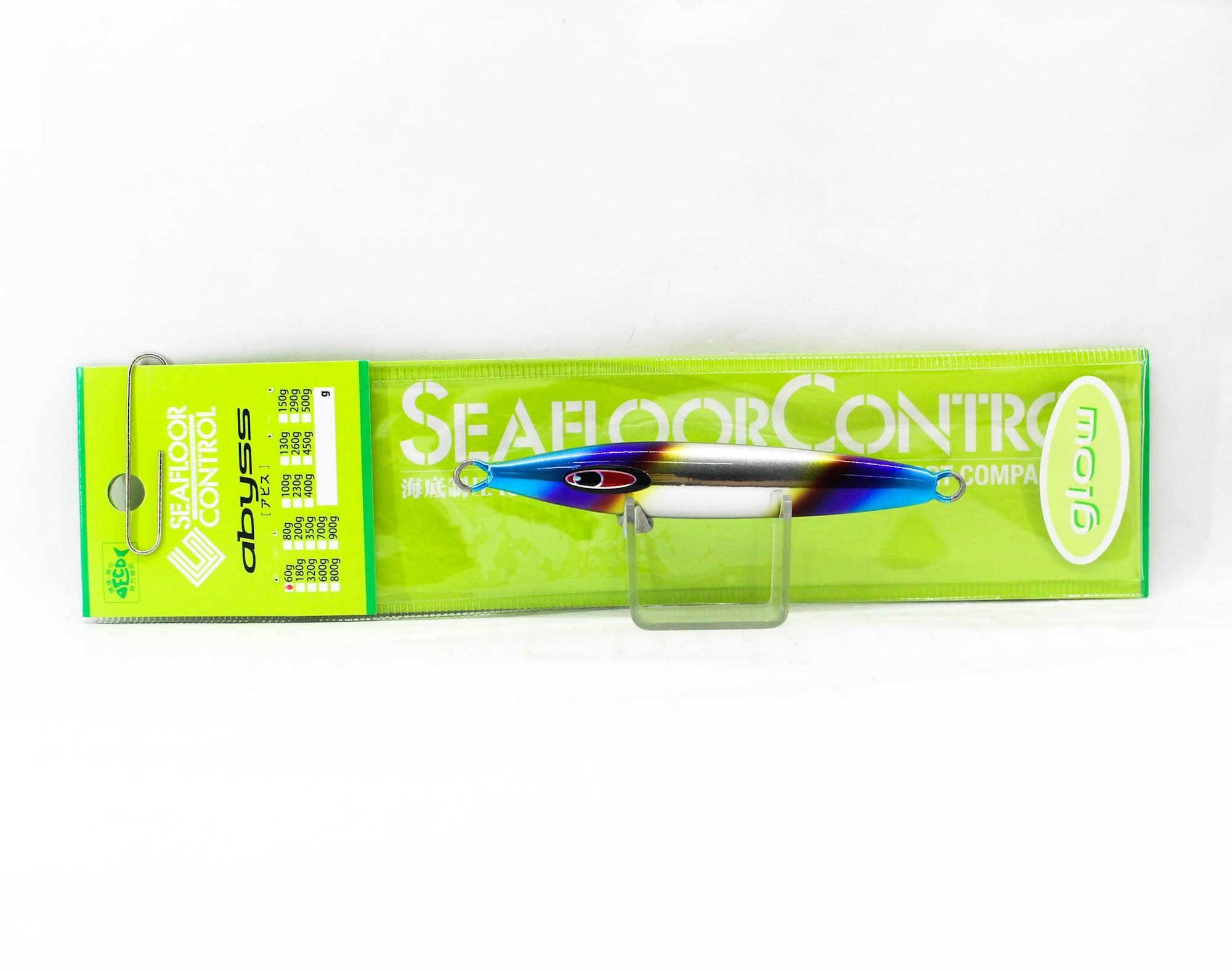 Seafloor Control Metal Jig Abyss 60 grams Titan Zebra Glow (7705)