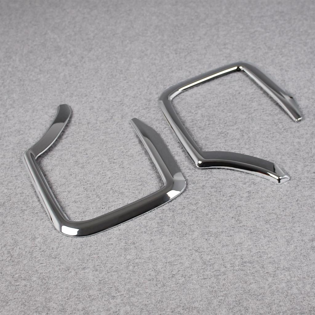 RUIQ Honda New Custom JF5 JF6 Exclusive Exterior Chrome Plated Front Fog Lamp Garnish Bezel Cover HONDA Nbox Custom Exclusive Design N-BOX