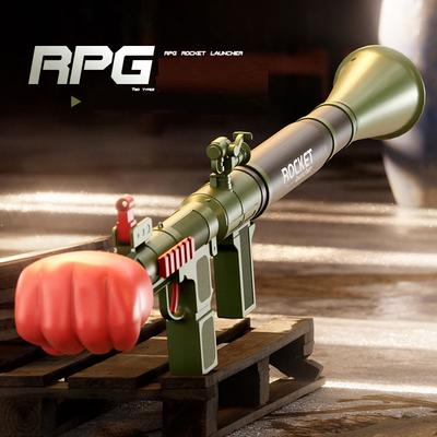 Νέο RPG Πυραυλοβόλο Γροθιά Παιχνίδι Όπλο Χειροκίνητη Εκτόξευση Αέρα Εκτοξευτής Βομβίδων Παιχνίδι για Αγόρια Παιδιά Ενήλικες Παιχνίδια Εξωτερικού Χώρου