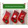 3/4Pcs Christmas Stockings Santa Snowman Hanging Xmas Tree Socks Ornaments Christmas Decor For Home New Year Candy Navidad Gift